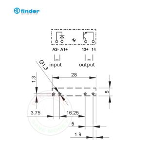 رله SSR فیندر ۳۴٫۸۱٫۷٫۰۲۴٫۹۰۲۴