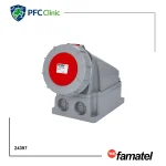مادگی دیواری 63 آمپر سه فاز 5 پین فاماتل مدل 24397 | پریز صنعتی IEC 60309