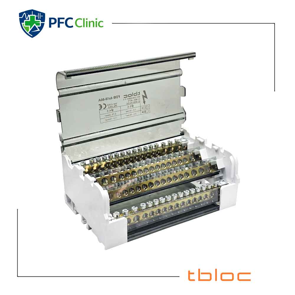 ترمینال توزیع رعد TBLOC مدل FDB‑4×18‑80A