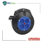 پریز سیار ۴ خانه ۵ متری بدون ارت پارسا مدل 105