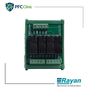 رله برد 4 تایی 24Vdc, 1 NO/NC 8A