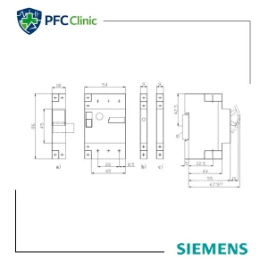کلید حرارتی زیمنس مدل 3MV8100-0ML00