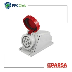 پریز روکار صنعتی 63×5 پارسا مدل 835 | IP66