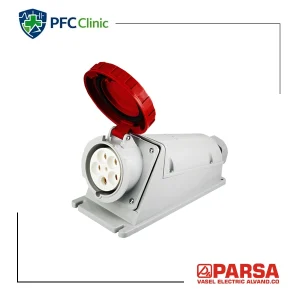پریز روکار صنعتی 125×5 پارسا مدل 845 | IP66