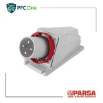 شاخه روکار 63×4 پارسا مدل 980 | IP66