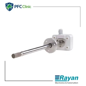 سنسور دما و رطوبت کانالی HDM‑324P با خروجی 4‑20mA و 0‑10Vdc