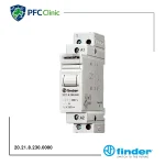 رله ضربه‌ای یک کنتاکت 16 آمپر 220VAC فیندر مدل 20.21.8.230.0000 | Finder Step Relay