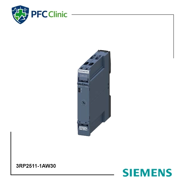 خرید رله زمانی زیمنس 3RP2511-1AW30 | تایمر تأخیر در وصل 0.5 تا 10 ثانیه 12‑240V