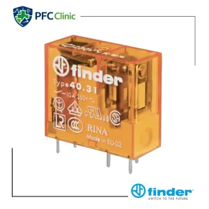 رله فیندر تک کنتاکت 10 آمپر مدل Finder 40.31.8.230.0000 | مشخصات و خرید