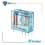 رله فیندر 24VDC مدل 406290240000 | رله دو کنتاکت 10 آمپر 8 پایه