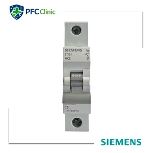 کلید مینیاتوری تک پل 4 آمپر زیمنس مدل 5SL6104-7MB