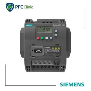 اینورتر سه فاز زیمنس Siemens SINAMICS V20 توان 0.37KW مدل 6SL3210-5BE13-7CV0 (فیلتردار)