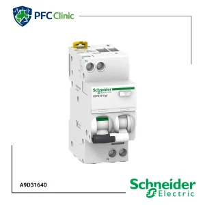 محافظ جان ترکیبی تک‌فاز 40 آمپر اشنایدر مدل A9D31640 | RCBO 30mA سری Acti9