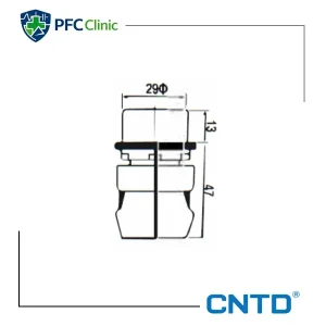 شاسی استارت سر صاف CNTD مدل C2PNF-BK