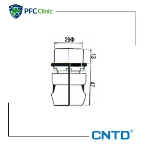 شاستی استارت سر صاف جهت دار CNTD مدل C2PNF-J