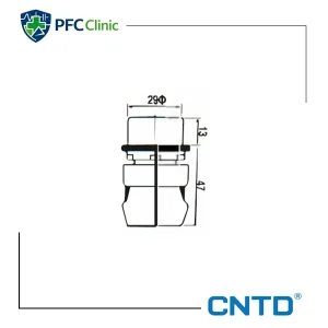 شاسی استپ سر صاف CNTD مدل C2PNF-R