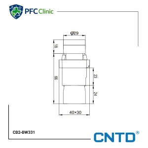 شاسی چراغ دار CNTD مدل CB2-BW331
