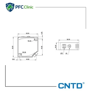 سنسور نوری مکعبی مدل CGF50-D50JC