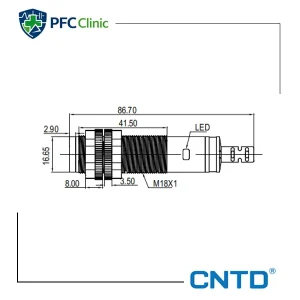 سنسور نوری مدل CGY18-T10NC