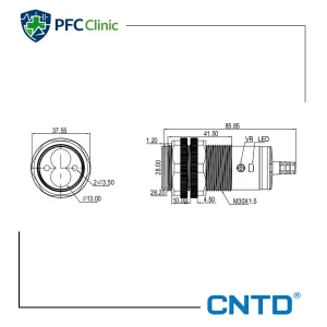 سنسور نوری NPN مدل CGY30E-D70NC