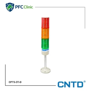 چراغ آلارم سه طبقه ساده مدل CPT5-3T-D برند CNTD