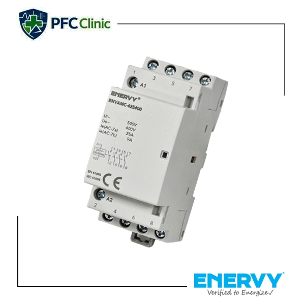 کنتاکتور ماژولار سه فاز 25 آمپر 4NO مدل ENVAMC‑425400 | خرید و قیمت