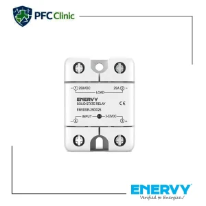 خرید رله SSR تک فاز 25 آمپر ENERVY مدل ENVDSR‑25DD25 | ورودی 3–32VDC خروجی 250VDC