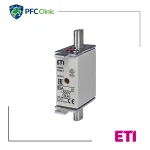 فیوز کاردی NH00 ETI مدل NV00C جریان 80 آمپر