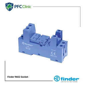 سوکت فیندر Finder 96.02 | سوکت 8 پایه مخصوص رله‌های سری 5632