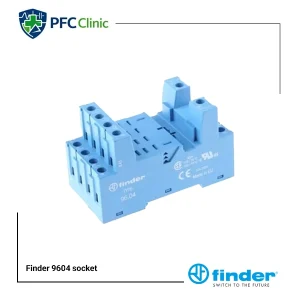 سوکت رله فیندر Finder 96.04 | سوکت 11 پایه مخصوص رله‌های سری 56 فیندر
