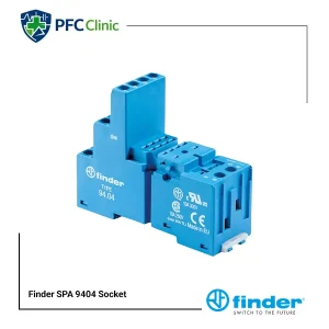 سوکت رله فیندر Finder 94.04 SPA | سوکت 14 پایه با نگهدارنده پلاستیکی مناسب رله سری 55.34