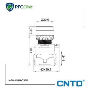کلید فرمان دو طرفه استارتی برند CNTD