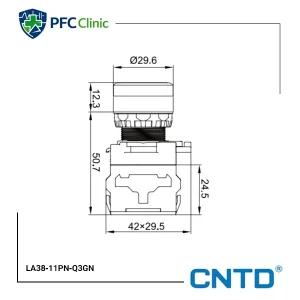 شاستی استارت سبز ساده طرح فانال LA38-11PN-Q3GN