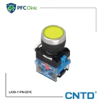 شستی استارت ساده زرد CNTD