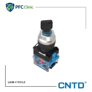 کلید فرمان یک طرفه سوئیچ دار CNTD کد LA38-11Y21L3