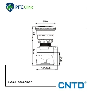 خرید و قیمت شستی قارچی قفل شو CNTD