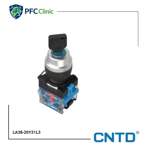 کلید فرمان دو طرفه سوئیچ دار CNTD کد LA38-20Y31L3
