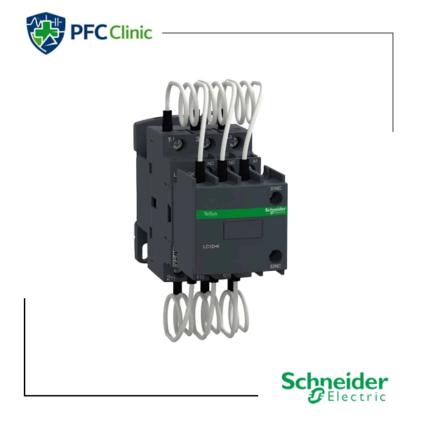 کنتاکتور خازنی اشنایدر 16.7 کیلووار 220VAC مدل LC1DWK12M7