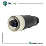 سوکت مادگی 5 پین M12 مدل V15-G-PG9