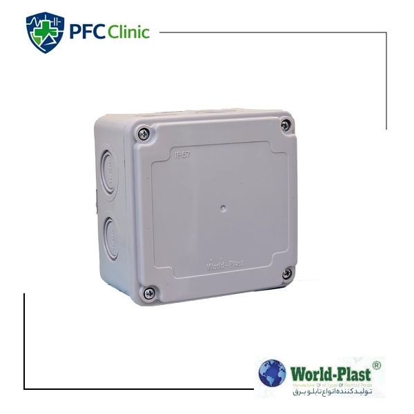 خرید جعبه تقسیم پلاستیکی ABS 120×120 درب همرنگ World Plast | بهترین قیمت و مشخصات فنی