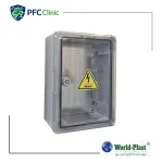 خرید تابلو فیوز پلاستیکی ABS 300×400 درب شفاف World Plast | عمق 200 میلیمتر